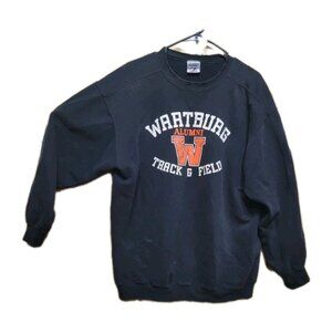 Vintage Wartburg College Alumni Track & Field Fleece Crewneck Mens Large